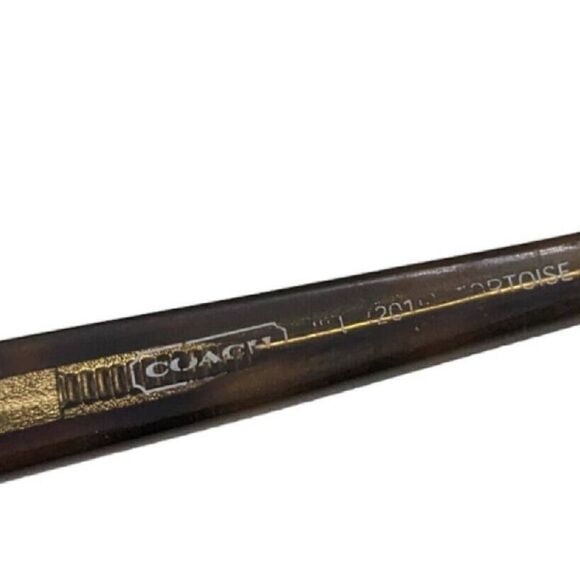 Coach Tortoise Gold Havana Olive Green Jill 2015 52/16-135 Frames Only - Picture 3 of 6